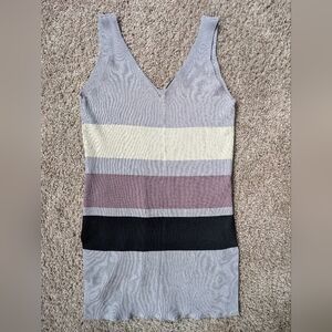 Valette Striped Color Lock Tank Top Small